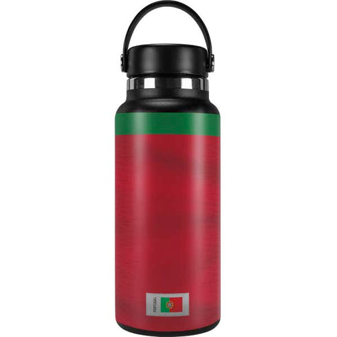 Portugal Soccer Flag Hydro Flask 32oz Wide Mouth Skin